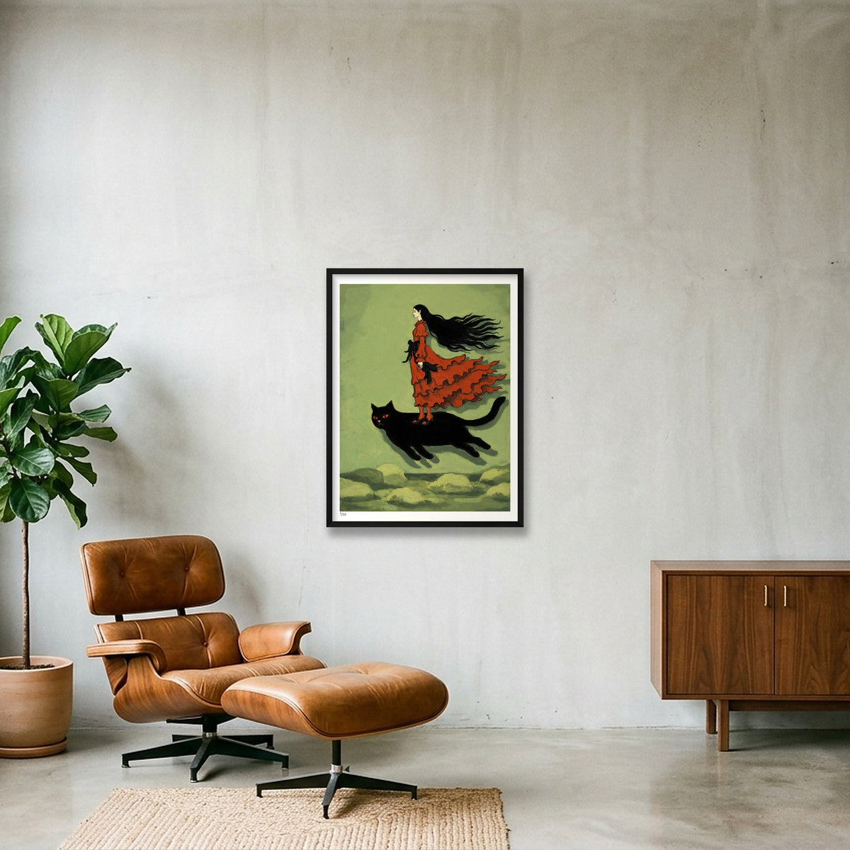 The Journey — 60×80cm, 24×31" Black Frame