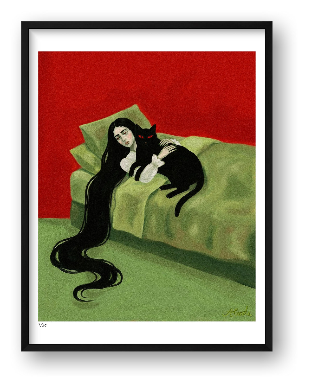 The Hug — framed