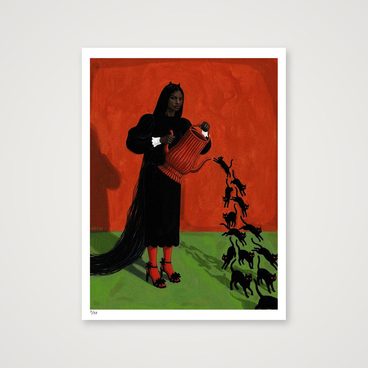 The Tea — 60×80cm, 24×31" Print only