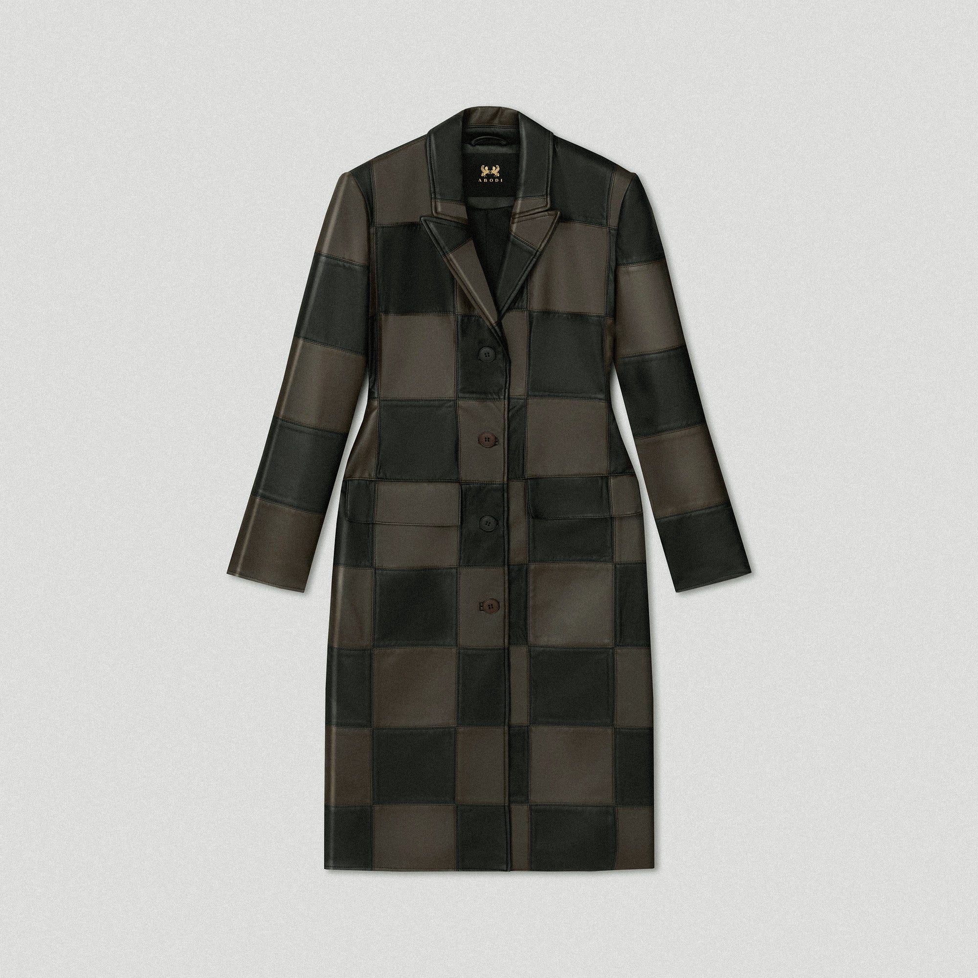 Checkered Padded Bokály coat - ABODI TRANSYLVANIA