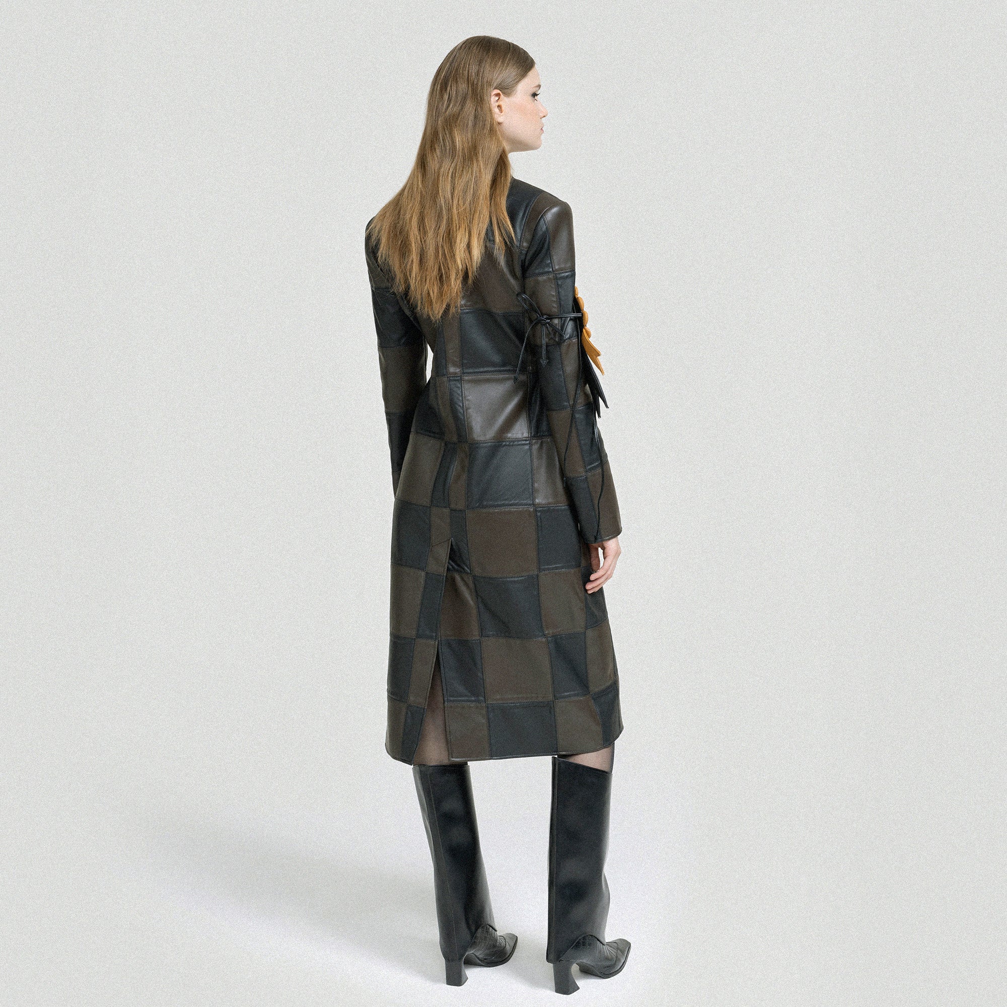 Checkered Padded Bokály coat - ABODI TRANSYLVANIA