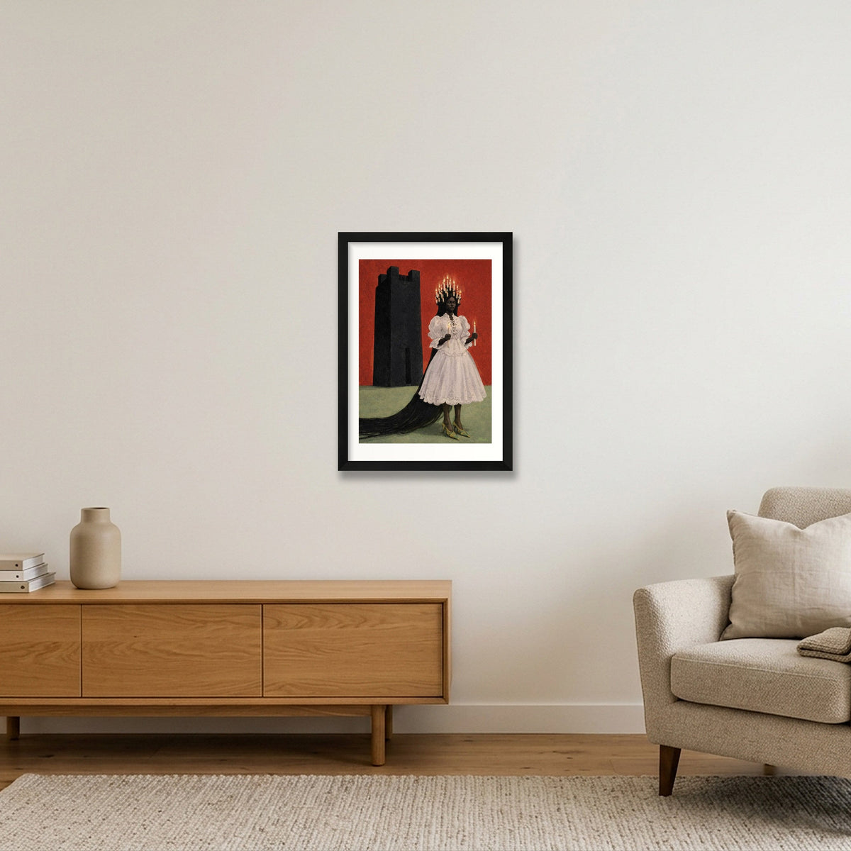 The Tower — A3 (30×42cm, 12×17") Black Frame