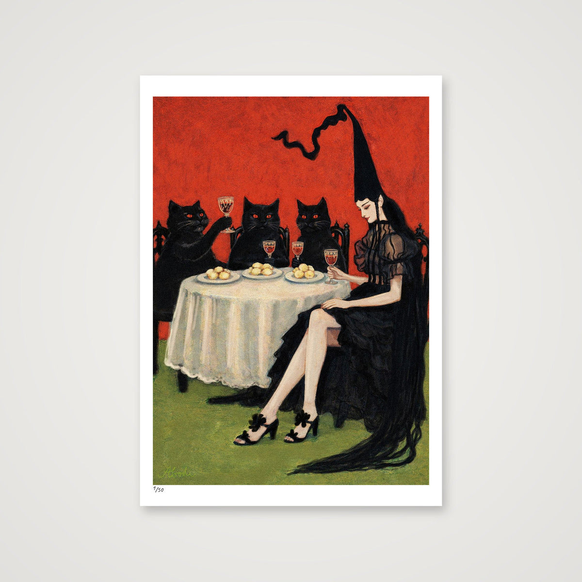 The Sunday Dinner — 59×84cm, 23×33" Print only