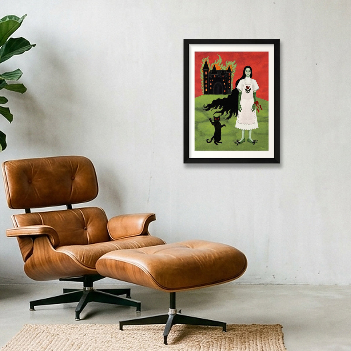 The Magic Castle — 30×40cm, 12×16" Black Frame