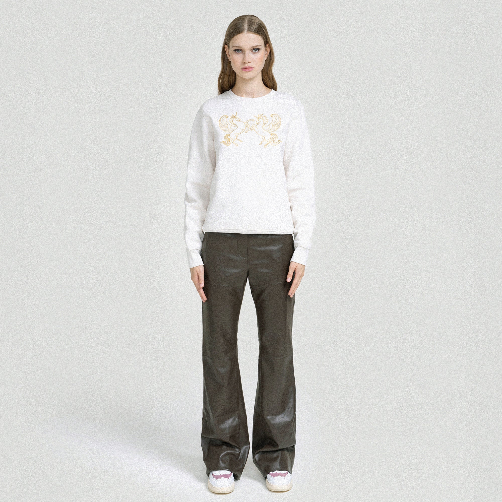 Twin Unisus sweatshirt off - white - ABODI TRANSYLVANIA